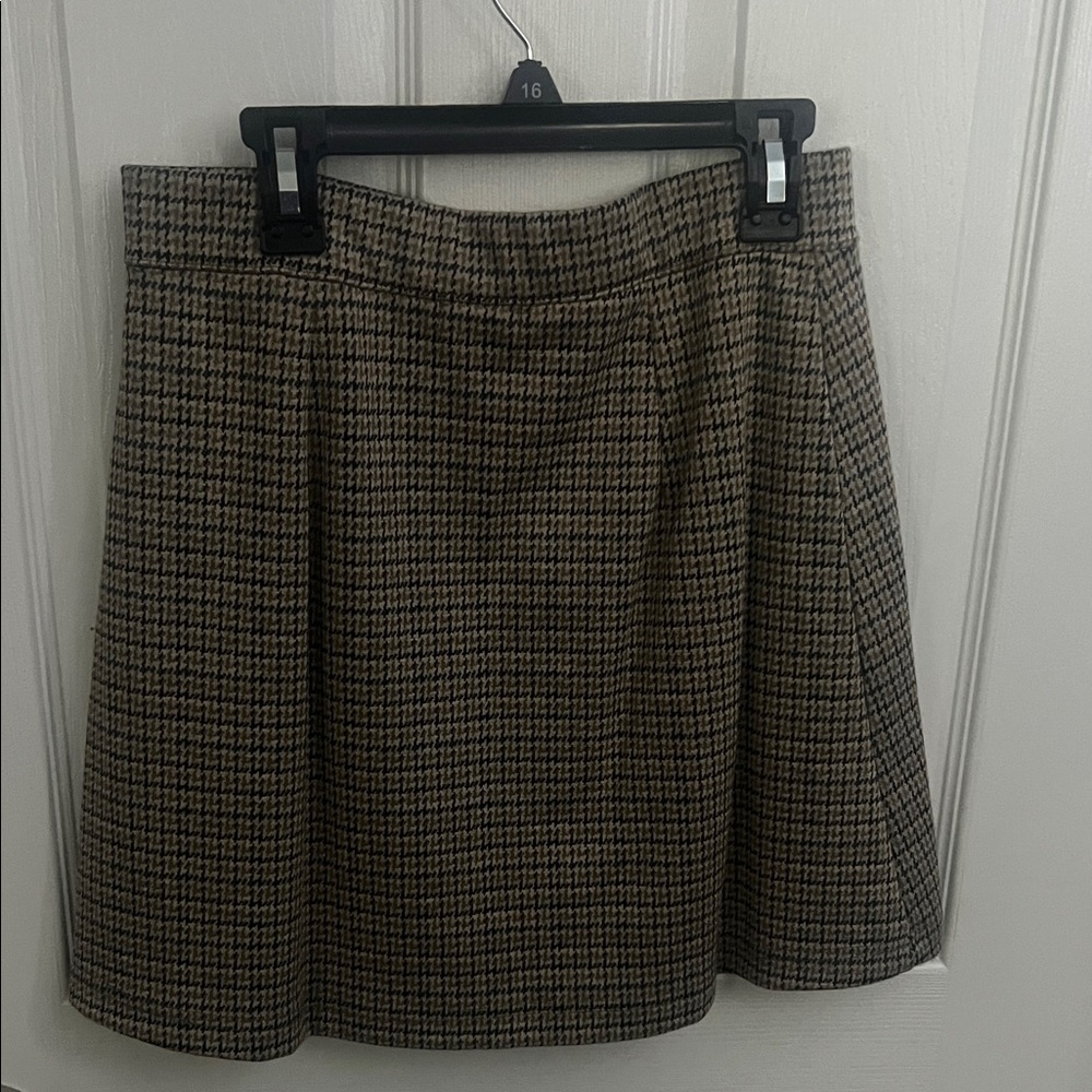 Ardene Black and Tan A-Line Skirt
